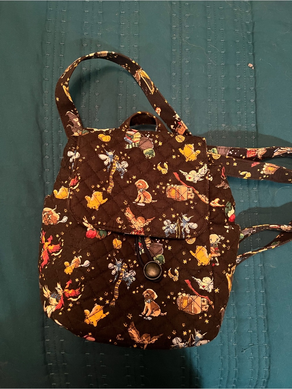 Vera Bradley Harry Potter Ditsy Friends Quilted Mini Backpack